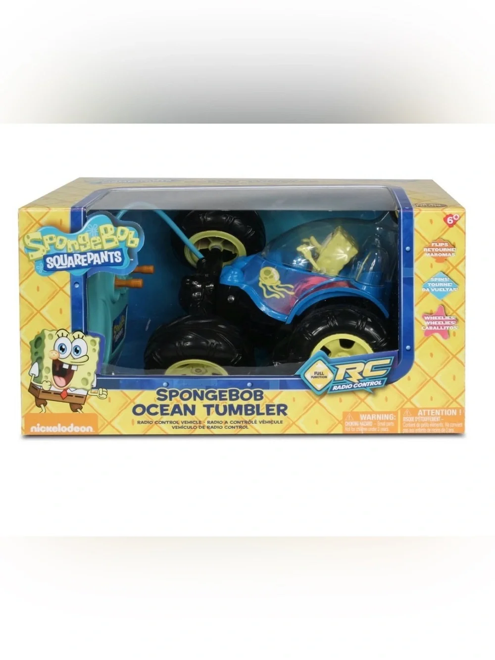NIB/NWT SpongeBob Ocean Tumbler Remote Control Car